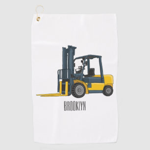 Serviette De Golf Illustration du chariot élévateur
