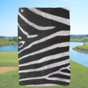 Serviette De Golf Impression Zèbre Téléchargez Votre Propre Photo Im