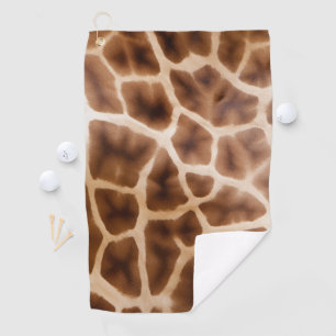 Serviette De Golf Imprimer Giraffe Safari