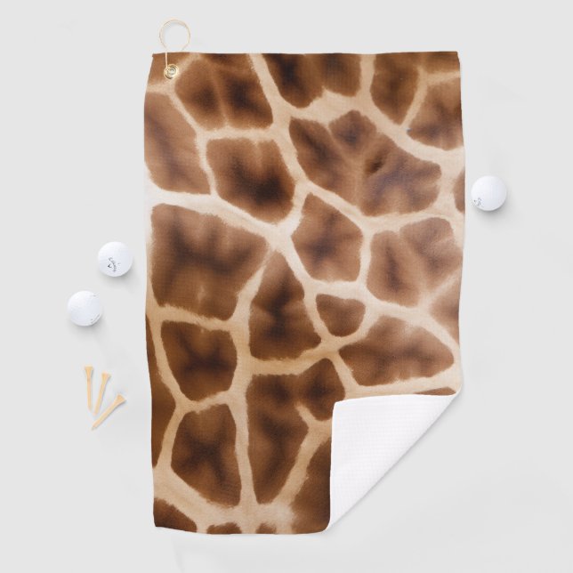 Serviette De Golf Imprimer Giraffe Safari (En situation)