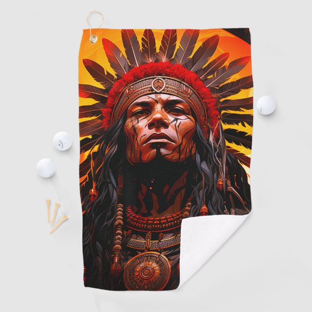 Serviette De Golf Indien (En situation)