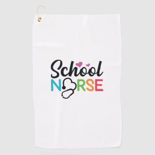 Serviette De Golf Infirmière école-cadeau