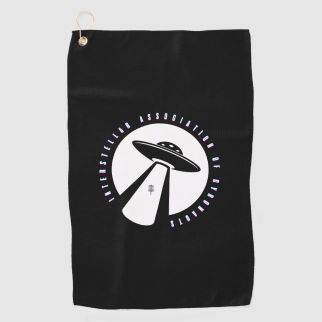 Serviette De Golf Interstellar Association of Gyronauts Disk Towel (Devant)