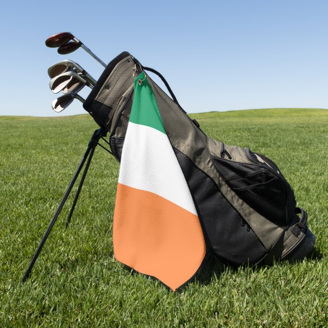 Serviette De Golf Irlande National Flag, standard irlandais, bannièr (Vert)