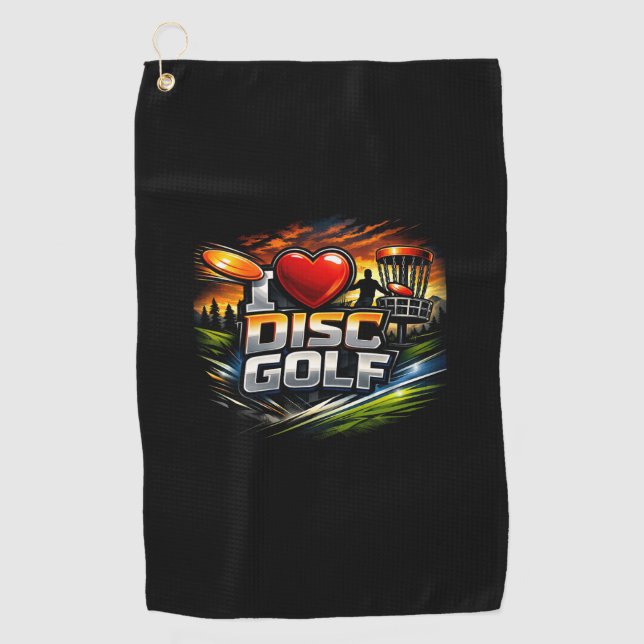 Serviette De Golf J'adore DG (Devant)