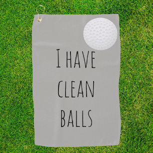 Serviette De Golf J'ai des boules propres Cadeau humour drôle