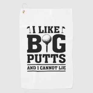 Serviette De Golf J'Aime Les Gros Puttes Et Je Ne Peux Pas Mentir