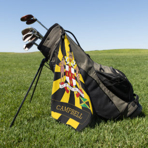 Serviette De Golf Jamaica Golf Towel & Jamaican Flag / Patriots