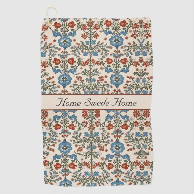 Serviette De Golf Jardin norvégien, personnalisé (Devant)