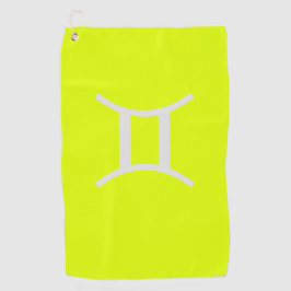 Serviette De Golf jaune fluorescent -serviette de golf Gemini