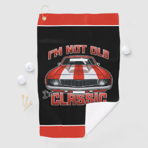 Serviette De Golf Je ne suis pas vieux, je suis classique - Voiture