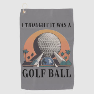 Serviette De Golf Je pensais que c'était une balle de golf Amateur d