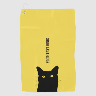 Serviette De Golf Je vois Cat Click pour sélectionner une couleur pe