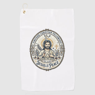 Serviette De Golf Jesus Lo Fi Rythmes D'étude Tee Graphique Esthétiq