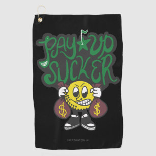 Serviette De Golf Jeu d'argent du week-end Drôle Paye, pauvre pigeon