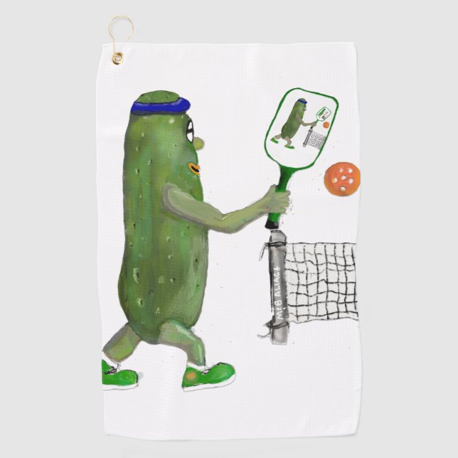 Serviette De Golf Joueurs de Pickleball Camano Stanwood (Devant)