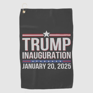 Serviette De Golf Jour d'investiture de Trump janvier 2025 Président