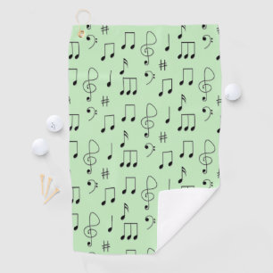 Serviette De Golf Juste noté vert