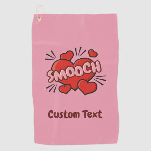 Serviette De Golf Kissing Comic Sound Effect