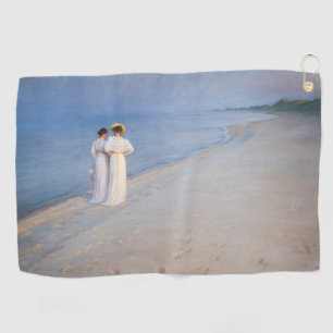 Serviette De Golf Kroyer - Soirée d'été sur Skagen Beach
