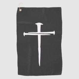 Serviette De Golf La Croix Blanche des trois clous Christian
