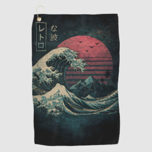Serviette De Golf La Grande Classique de la Vague Rétro