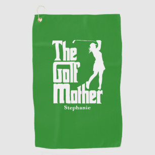 Serviette De Golf La Mère De Golf Avec Le Nom Funny Golf Thème