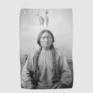 Serviette De Golf Lakota Leader assis Bull Amérindien