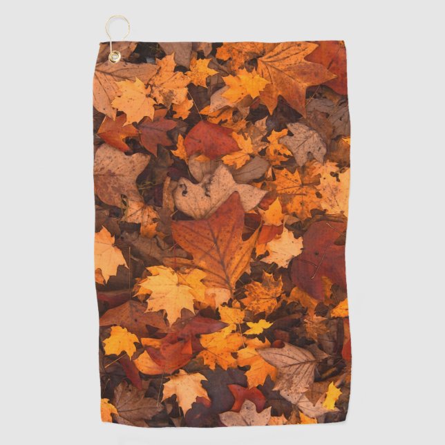 Serviette De Golf l'automne (Devant)
