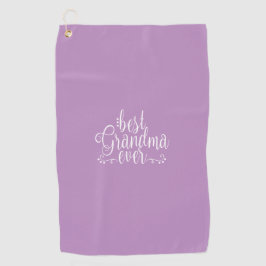 Serviette De Golf Lavande meilleure grand-mère jamais