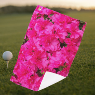 Serviette De Golf L'Azalée rose fleurit
