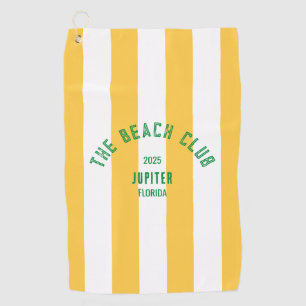 Serviette De Golf Le Beach Club - Jupiter Florida - Conception perso