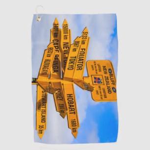 Serviette De Golf Le bout de la route