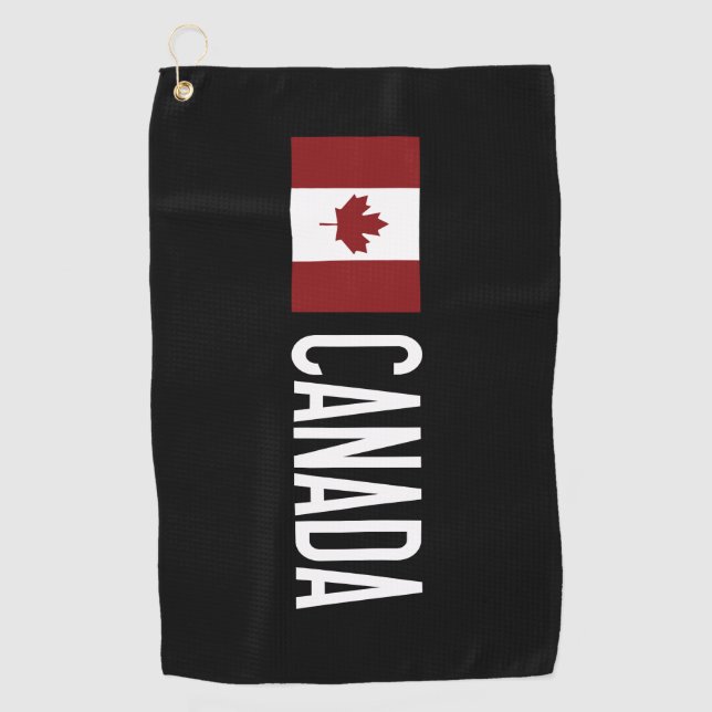 Serviette De Golf Le Canada (Devant)
