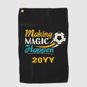 Serviette De Golf Le football fait la magie