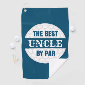 Serviette De Golf Le meilleur oncle par Par Golfers Funny Pun Navy B