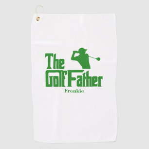 Serviette De Golf Le Père Du Golf Avec Le Nom Funny Golf Thème