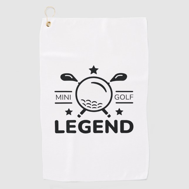 Serviette De Golf Légende Minigolf (Devant)