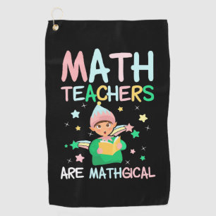Serviette De Golf Les Enseignants En Mathématiques Sont Mathiques