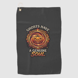 Serviette De Golf Les fantômes ont une véritable âme Haloween Citrou