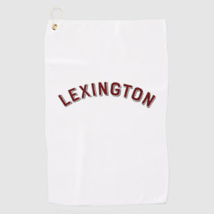 Serviette De Golf Lexington, Arc Vintage du Kentucky