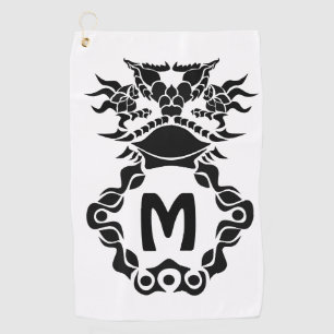 Serviette De Golf Lézard de la Corne du Texas