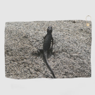 Serviette De Golf Lézard noir