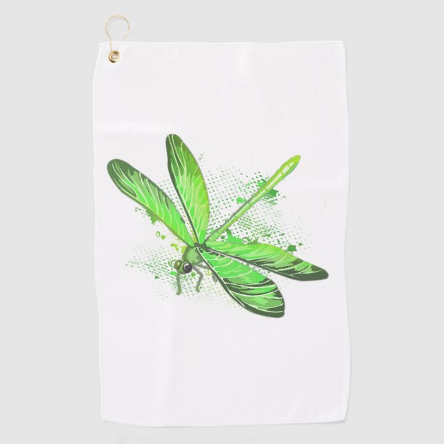 Serviette De Golf libellule des libellules d'insectes dire un cadeau (Devant)