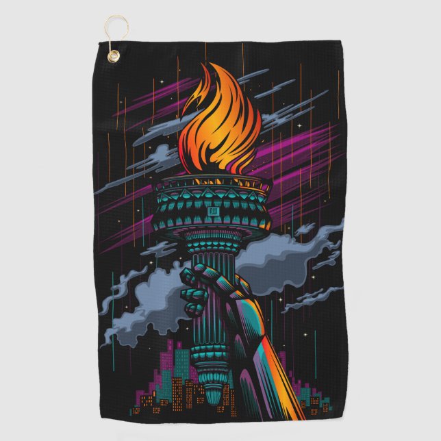 Serviette De Golf Liberté (Devant)