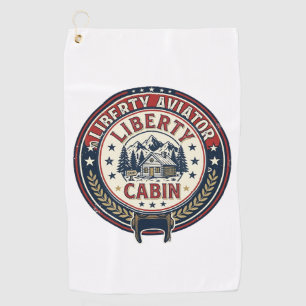 Serviette De Golf Liberty Aviator Patriotique Patriotique Aviation V