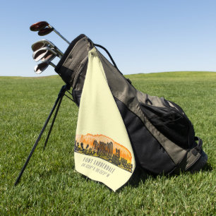 Serviette De Golf Ligne aérienne et coordonnées de Fort Lauderdale