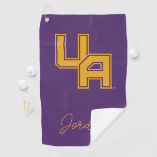 Serviette De Golf Logo de l'Université d'Albany Initials