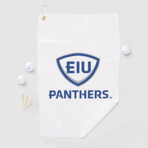 Serviette De Golf Logo Eastern Illinois Panthers Shield & Wordmark