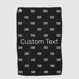 Serviette De Golf Logo moderne ou Motif design avec n'importe quelle